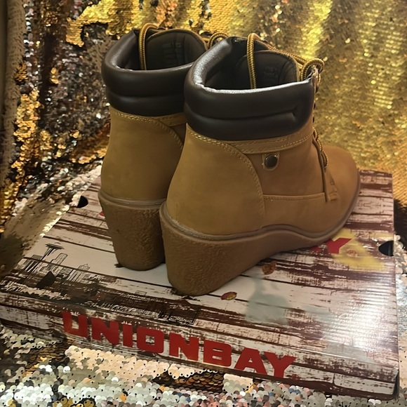 Wheat unionbay wedge boots - Picture 2 of 7